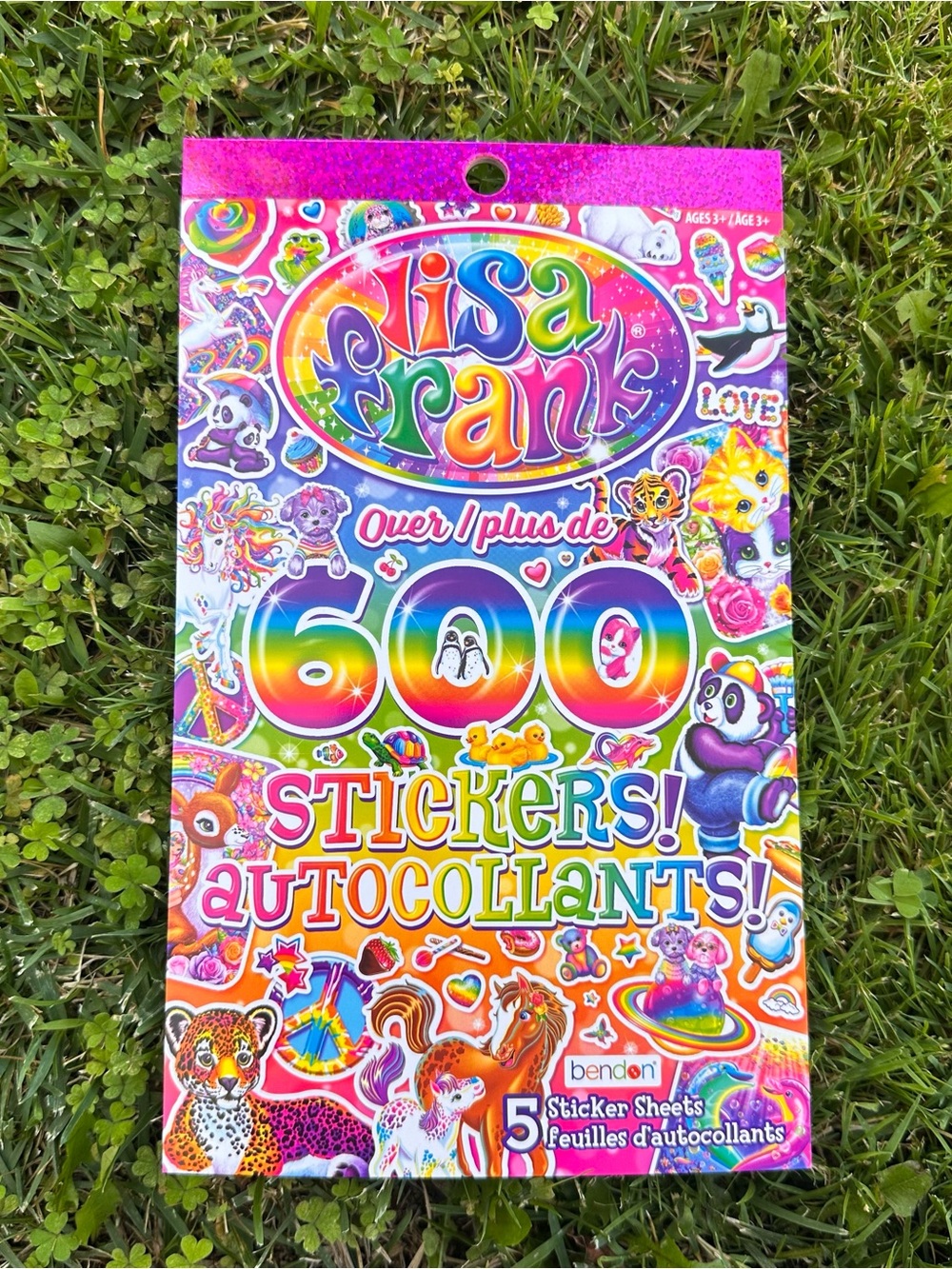 Lisa Frank 600+ autocollants Rainbow Sticker Pack
